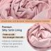 iCooBreeze Satin Hair Bonnet: Silky Satin Lined Sleep Cap for Women and Men - Pink - Buy Online on GoSupps.com