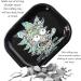 Mini Metal Rolling Tray with Magnetic Lid and Spill Proof Cover - Cute Decorative Tray - 7x5.5 Black - Buy Online on GoSupps.com