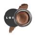 LORAC Lux Diamond Cr me Eye Shadow | Metallic Shimmer Eyeshadow Powder | Suede Brown