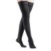 Sigvaris Access 972NLSW99 20-30 mmHg Womens Closed Toe Thigh Highs Black Large-Short by Sigvaris LS - Large Short Black