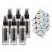 The Solution Lens Cleaner Spray | 6-2oz Alcohol Free Eyeglass Lens Cleaning Spray & 3 Microfiber Cleaning Cloth for Glasses Lens Screens Pack of 6 - 2 Ounce + 3 Cloth