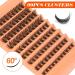 Yawamica DIY Eyelash Extensions Kit - 99Pcs Individual Cluster Eye Lashes - 8-16mm D Curl Wispy Lash Clusters - Easy At-Home Application - Buy Online on GoSupps.com
