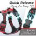 Eagloo Dog Harness for Small Dogs | Adjustable Anti-Train Dog Harness with Reflective Strips | Durable & Comfortable for Walking/Jogging | 1 Pack Red - Buy Online on GoSupps.com