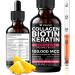 WELVIUM Liquid Biotin and Collagen Peptide Complex with Keratin Hyaluronic Acid MCT Oil Zinc Vitamins B6 B7 B12 A C D3 E - Hair Skin and Stronger Nails Supplement - 2 Pack - Buy Online on GoSupps.com