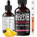 WELVIUM Liquid Biotin and Collagen Peptide Complex with Keratin Hyaluronic Acid MCT Oil Zinc Vitamins B6 B7 B12 A C D3 E - Hair Skin and Stronger Nails Supplement for Women and Men