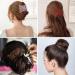 CCbeauty Magic Hair Comb Set - 6pcs Double Slide Stretching Hairpins for Women | Decorative Elastic Beaded Clips for Popular Hairstyles - Buy Online on GoSupps.com