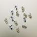12pcs/6 Pairs Sterling Silver Earring Backs - Secure Locking Ear Nuts for Stud Earrings | 925 Silver Replacement Posts - 5x6mm - Buy Online on GoSupps.com