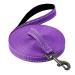 Demigreat tow lines for dogs 3m / 5m / 10m / 20m Robust long dog leash reflective training line with padded handle and hand loop training leash for small to large dogs 20m / 65ft violet