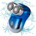 Reiserasierer - EWFAS Blue Electric Facial Razor for Men & Women | Compact Travel Shaver Gift for Family & Friends - Buy Online on GoSupps.com