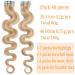 Rich Choices Tape In Extensions - 40PCs 80g Real Remy Hair #18/613 Ash Blonde/White Blonde 35cm - Premium Quality Hair Extensions - Buy Online on GoSupps.com