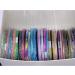 Matte Nail Art Striping Tape Set - 37 Rolls in Gold, Silver, and Black - 1mm, 2mm, 3mm Lines for Design - Nail Decals and Strips - Buy Online on GoSupps.com