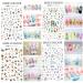 Kalolary 840+ Pattern Animals Nail Stickers | Self-Adhesive Nail Art for Girls | DIY Decorations for Kids' Birthdays - Buy Online on GoSupps.com