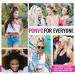 PONY-O Original Patented Cute Hair Accessories for Women - Revolutionary Ponytail Holders Hair Tie Alternative - Dark Brown Hair Ties for Women - Medium Hair Ties for Normal Hair - Buy Online on GoSupps.com