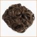 Sofeiyan Messy Bun Hair Piece Wavy Curly Extension in Golden Brown - Women's Drawstring Ponytail Chignon Clip-In Combs - Buy Online on GoSupps.com