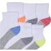 Fruit of the Loom Boys' 10 Pack No Show Socks - Medium White Assortment - Buy Online on GoSupps.com