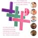 Sensory Chew Tube Toys 3-Pack for Autism Kids - Chewy Sticks & Bricks for Boys & Girls with ADHD, SPD - Silicone Cross Shape Teether for Aggressive Chewers - Buy Online on GoSupps.com