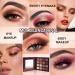 Rechoo 16 Colors Eyeshadow Palette - High-Pigmented Matte & Shimmer Shades for Daily & Smokey Looks - Long-Lasting Nude Brown Makeup - Buy Online on GoSupps.com