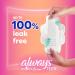 Always Radiant FlexFoam Teen Pads Regular Absorbency with Wings Unscented 28 Count - Leak Free Protection, Pack of 1 - Buy Online on GoSupps.com