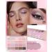 20 Colors Pink Eyeshadow Palette - Ultra-Fine High Pigment Long Lasting & Travel Size Makeup - Buy Online on GoSupps.com