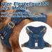 Rabbitgoo XL Dog Harness for Large Dogs | Adjustable Tactical Harness with Handles & Metal Buckles | Durable & Wear-Resistant for Hiking - Blue - Buy Online on GoSupps.com