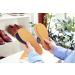 Kaps Leather Carbon Shoe Insoles 6 Pair Pack - Men and Women - Size 44 EUR / 11 US - Activated Carbon Underlayer - Replacement Inserts - Buy Online on GoSupps.com