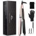 Culwad smooth iron hair smooth with 25 mm plate ceramic smooth temperature 160 -230 digital display dual voltage automatic switch-off rose gold