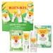 Burt's Bees Gentle Skin Care To-Go Set Includes Cleanser Towelettes Lotion and Sheet Mask Travel Size Facial Skin Care Products for Sensitive Skin Natural Origin 1 Gift Set Gentle Skin Set