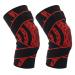 Elastic Knee Compression Sleeve - Breathable Sports Knee Brace for Men & Women | Perfect for Basketball & Running - Buy Online on GoSupps.com