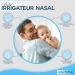 Bornova Nasal Spray for Kids - BPA-Free Saline Nasal Douche & Rinse - Nose Cleaner for Babies & Toddlers - Pack of 4 - Buy Online on GoSupps.com