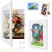 Sayapeiy picture frame children's drawings A4 Filling BEA art photo frame children front opening works of art pictures frames ideal for decoration children's drawings children art projects school at home or office 2PCs