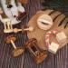 CCCYMM 6 Pcs Pet Natural Wooden Chew Toys Dumbells Exercise Bell Molar Toy for Parrot Rabbit Chinchilla Guinea Pig Hamster Small Animals - Buy Online on GoSupps.com