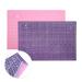 Self Healing Cutting Mat 18"x12" Non-Slip PVC Double Sided 5-Ply A3 Art Craft Rotating Mat, Rotary Cutting Mat for Quilting, Sewing Crafts Hobby Fabric Precision Scrapbooking Project(Pink/Purple) Pink , Purple
