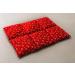 Large 40x30cm Red Heart Rapeseed Pillow - 6-Chamber Thermal Grain Pillow for Back & Abdominal Support - Buy Online on GoSupps.com