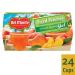 Del Monte Diced Peaches in Peach Flavored Gel Fruit Cups 4.5oz (Pack of 24) - Convenient & Delicious Snack Option! - Buy Online on GoSupps.com