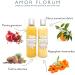 Amor Florum 250ml Natural Rinsing: Coconut Pomegranate Sea Buckthorn & Sweet Orange - Sulfate & Paraben Free pH 5.5 Balanced - Buy Online on GoSupps.com