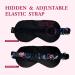 Women's Sleep Mask with Gel Beads Pad - Block Out Light, Relieve Dry Eyes | Super Smooth, Flower Patterns - Buy Online on GoSupps.com