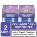 L'Oreal Paris Collagen Face Moisturizer - Anti-Aging Day & Night Cream 2-Pack (1.7 oz) - Smooths Skin & Reduces Wrinkles - Buy Online on GoSupps.com