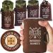 Don't Die In The Woods - Freakin Huge Emergency Blankets 4-Pack Extra-Large Thermal Mylar Space Blankets with Ripstop Nylon Stuff Sacks + Carabiner Zipper Pack Woodland Camo