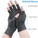 ACWOO Arthritis Relief Compression Gloves - Fingerless Design for Men & Women, Size L, Grey - Buy Online on GoSupps.com