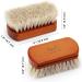 Stone and Clark Horse Hair Shoe Brush - Polish Your Leather to Perfection - Shoe Polish Brush with 100% Horse Hair Bristles & Concaved Beech Wood Handle (Mini White Hair Brush) Premium - Buy Online on GoSupps.com