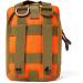 Buy Bituor Tactical First Aid Pocket Kit - Molle Waterproof EMT Pouch for Outdoor Camping Travel & Adventure (Orange) - Buy Online on GoSupps.com