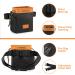 Buy Pecute Dog Training Treats & Portable Feed Bag Lightweight & Functional Pocket for Walking & Training - Stylish Black & Orange - Buy Online on GoSupps.com