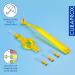 Curaprox Interdental Brush Set CPS 09 Prime Start - 5 Brushes 0.9mm Yellow - Effective Dental Care for Healthy Teeth - Buy Online on GoSupps.com