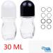 2 Pack Glass Roll-On Bottles - Refillable Essential Oil & Sunscreen Roller Applicators (30 ML) - Perfect for Travel & DIY - Buy Online on GoSupps.com
