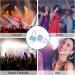 Concert Ear Plugs for Noise Reduction | High Fidelity Silicone Earplugs for Musicians & Events | 2 Pairs | Blue with Diamonds - Buy Online on GoSupps.com
