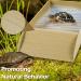 Alongen Tortoise Water Dish Tortoise Food Dish Anti Slip Reptile Pool Bowl with Ramp Reusable Reptile Pool Tortoise Habitat Accessories for Turtles Horned Frogs and Lizards(Brown) - Buy Online on GoSupps.com