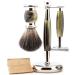 Jag Shaving Classic Men's Shaving Set - Double Edge Safety Razor Leather Case Brush Stand & Bowl | Premium International Shipping - Buy Online on GoSupps.com
