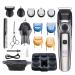 Barberboss Beard Trimmer Men Hair Clippers Men Cordless Mens Grooming Kits Trimmer for Men Waterproof Nose Trimmer Men QR-6089