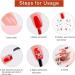 24 Sheets Christmas Nail Art Stickers Ultralight 3D Self-Adhesive Snowflake Santa Clause Gel Nail Decals with Tweezers for Christmas Parties. Silver - Buy Online on GoSupps.com