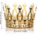 ZENFUN Set of 3 Crown Cake Toppers Crown Decorations for Party Beaded Rhinestone Mini Crown Baby Showers Cake Topper Birthday Parties Princess Themed Parties 3 Colors - Buy Online on GoSupps.com